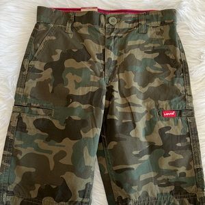 Levi Camo Cargo Shorts